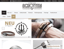 Tablet Screenshot of juwelier-schotten.de